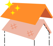 屋根カバー工法イメージ
