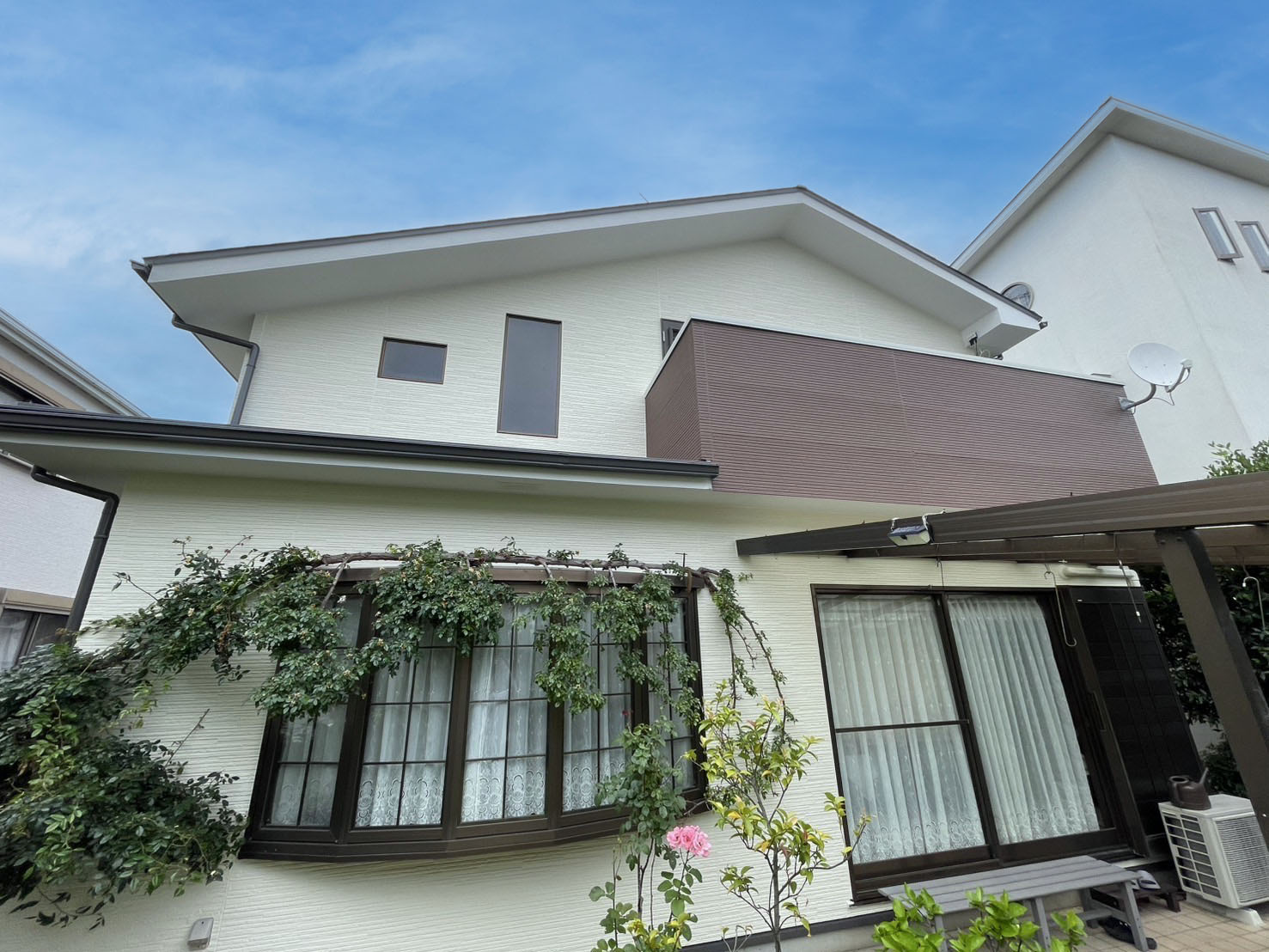 茅ヶ崎市　K様邸　外壁・屋根・付帯部・軒天塗装リフォーム事例