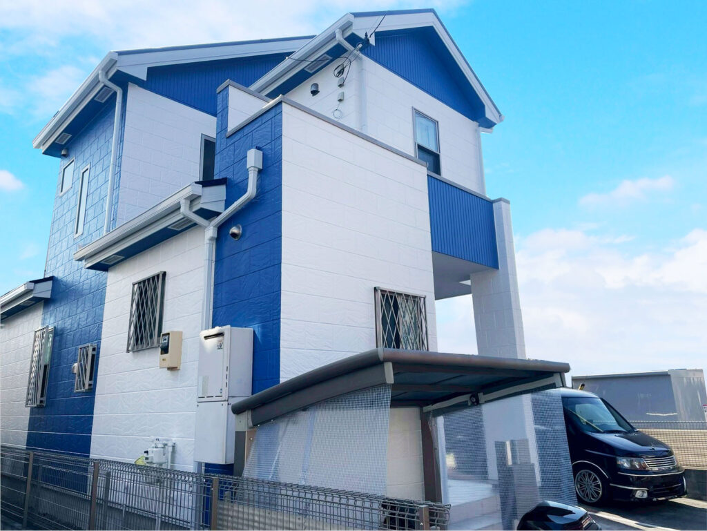 【茅ヶ崎市】屋根外壁塗装｜黒ずみや色褪せを解消し耐久性を高めた外装工事